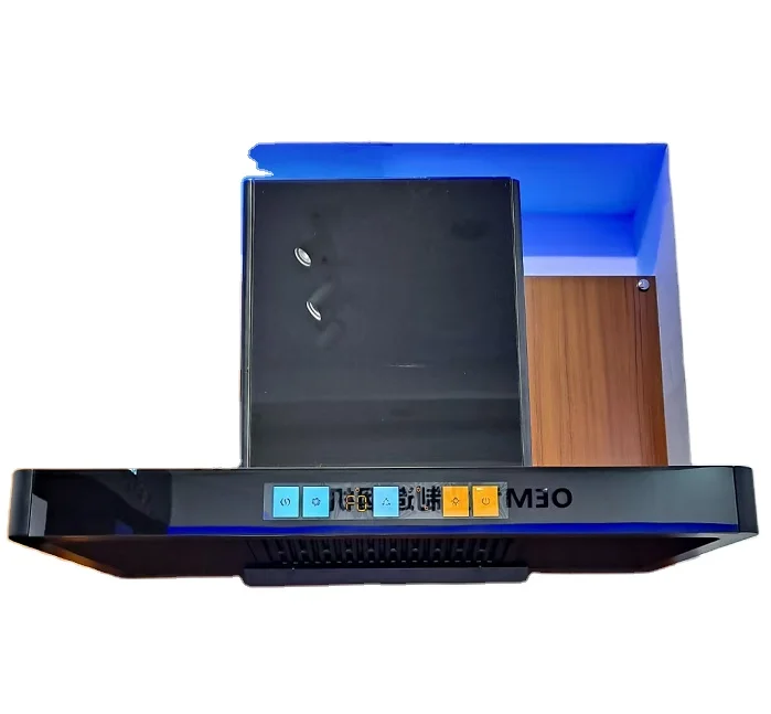 

Т-образная вытяжка для кухни с большой мощностью всасывания (верхнее и боковое всасывание)