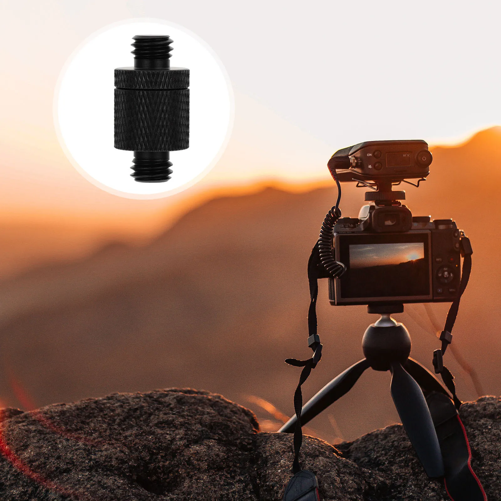 

4 Pcs Camera Bracket Screws Microphone Rack Bolts Durable Aluminum Anti Rust Sturdy Structure Precise Practical Long Lasting Use
