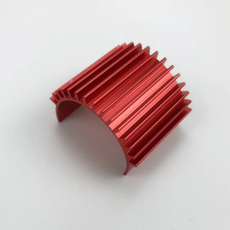 Aluminum Alloy Motor Heat Sink Motor Cooler for WPL 370 380 Motor HUANQI 710 731 732 733 734 1/16 RC Car view 6