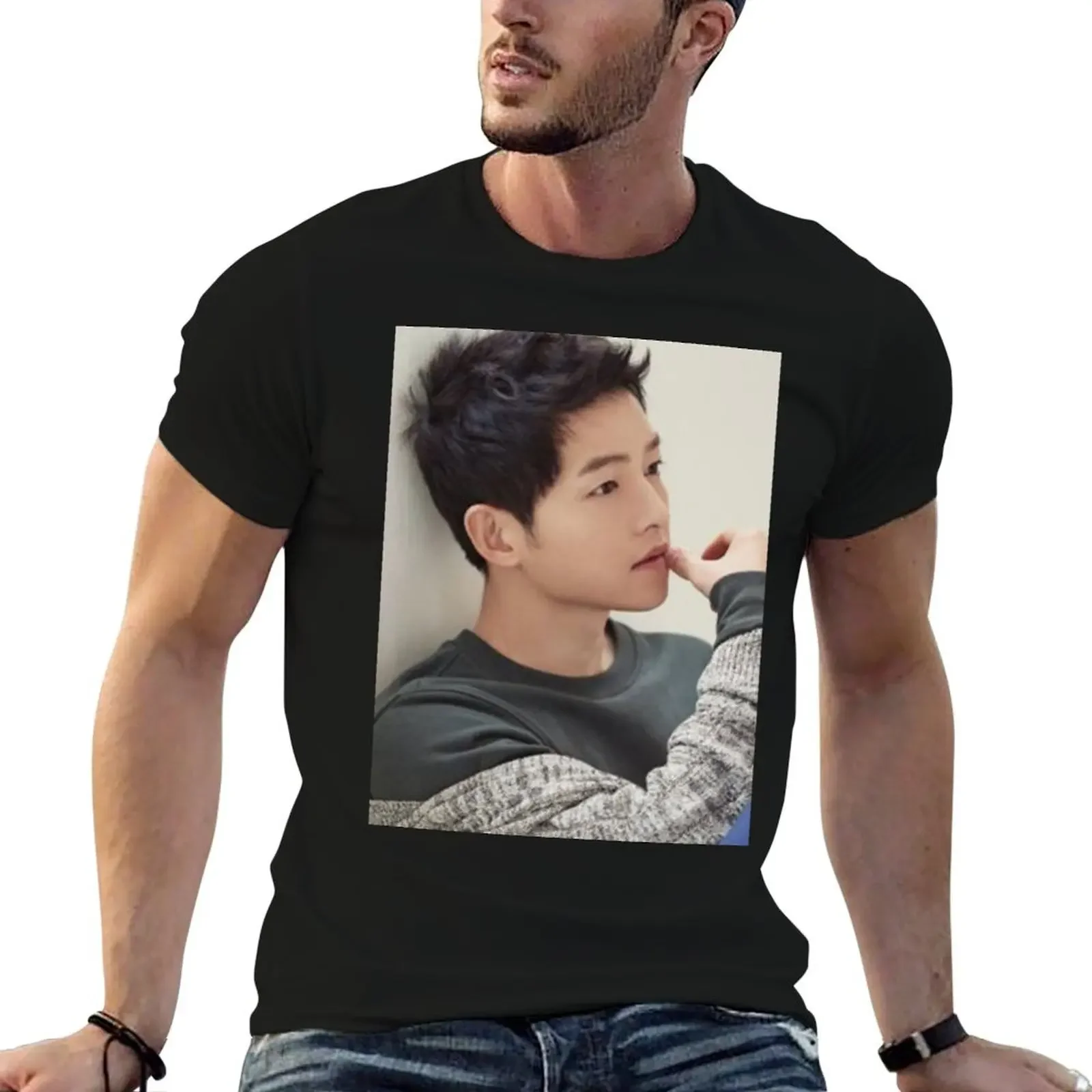 

Song Joong Ki - V26 T-Shirt custom shirt anime clothes valentines clothes football t shirt heavy weight t shirts for men
