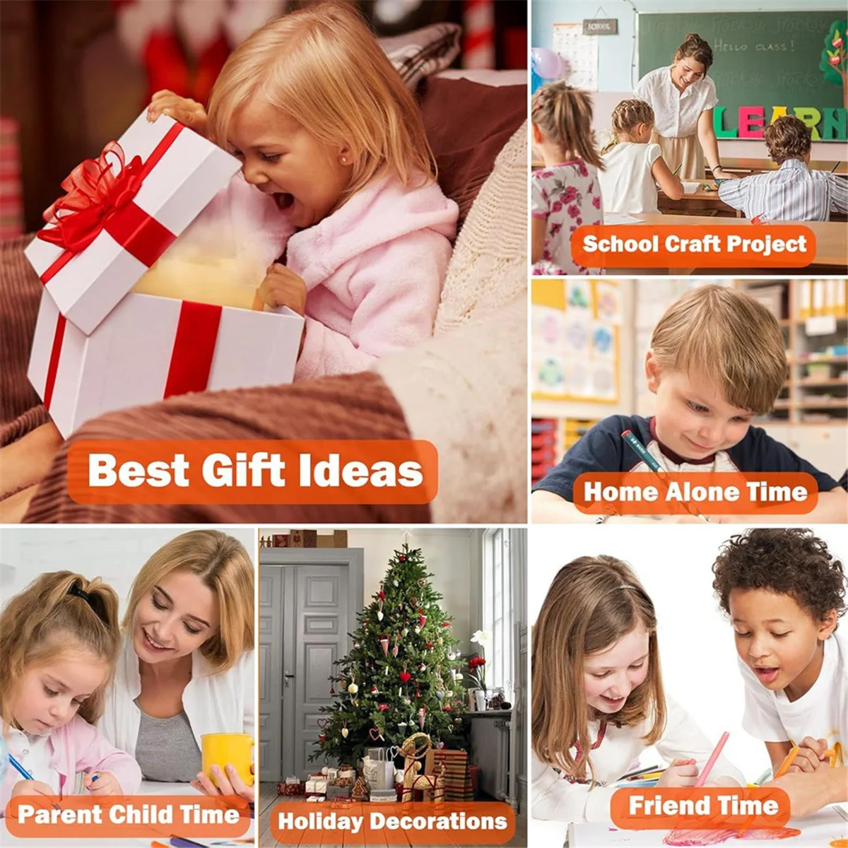 A20M 151PCS ShrinkyDink Sheets Kit, ShrinkyDink Keychain Kit Plastic Sheet Film Sheets Kit Suitable for DIY / Ring / Craft