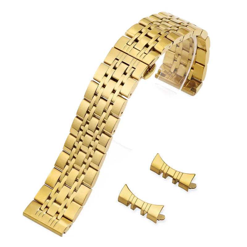 

High Quality Solid Stainless Steel Watch Strap Replacement for 12 14 16 18 20 21 22mm Universal Waterproof Metal Watch Band