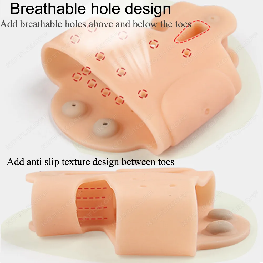 Toe Separator Forefoot Pad Magnetic Therapy Hallux Valgus Corrector Bunion Orthotics Protector Overlapping Pain Relief Cushion