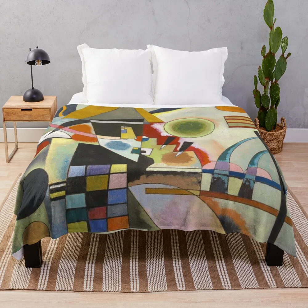 

Beautiful vintage Vassily Kandinsky abstract painting art Throw Blanket For Baby Plush manga wednesday Blankets