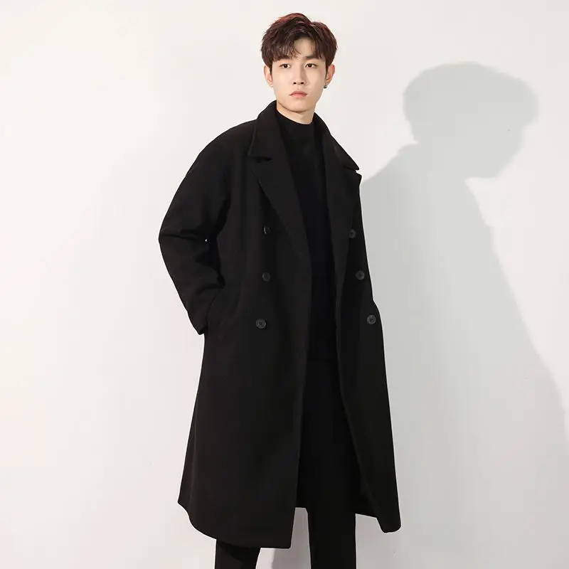 

Мужской демисезонный тренчкот в стиле ретро: ветрозащитный, средней длины, для активного отдыха, изысканный, повседневный, дышащий, с карманами, стильный