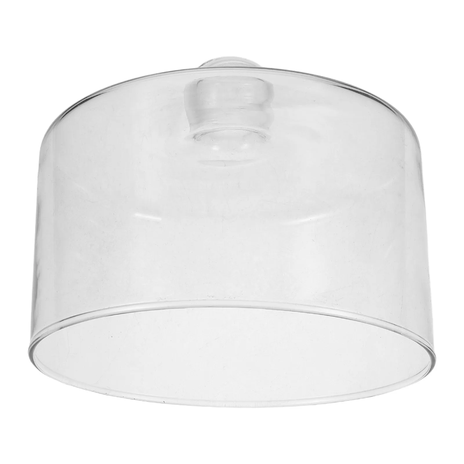 

Microwave Glass Splatter Cover 6x5.5 Inch Clear Cake Dome Food Cloche Lid Plate Splatter Guard Lid Microwave Food Cover
