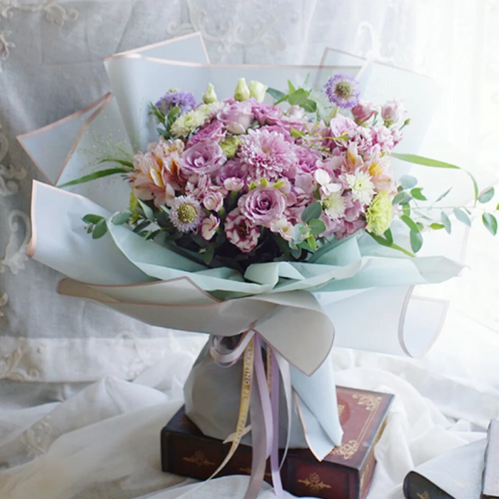 Goldverzierter Blumenstrauß-Ve – Florist Supply Wholesale Bewertung und Preis