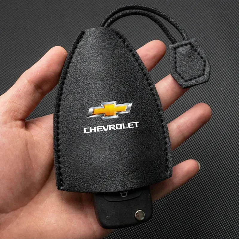 1Pcs Car Key Chain Storage Bag Split Car Key Case Key Case Car Styling For Chevrolet Spark Silverado Trailblazer Cruze Captiva