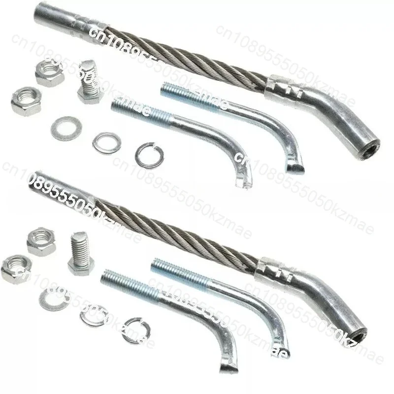 Scraper Kit Replacement for Dura-Fit Full Reverse and Non-Reverse Equipment Single Bolt Mount Snowmobile