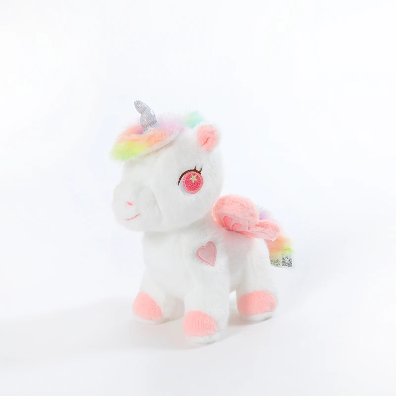 25cm Beautiful, cute, soft, and colorful children's unicorn plush toy, as a gift for girls