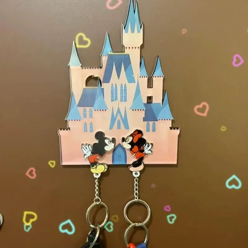 Disney Up Travel with The House Keychain Cute Anime Refrigerator Sticker Pendant Backpack Foyer Keychain Storage Rack Girl Gift