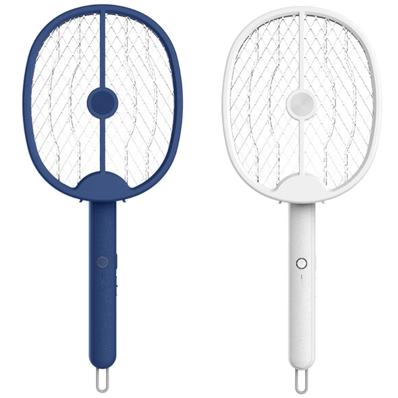 3-in-1 Mosquitoes Killer Multifunctional Adjustable Electric Zappers USB Rechargeable Fly Bat Swatter Racket