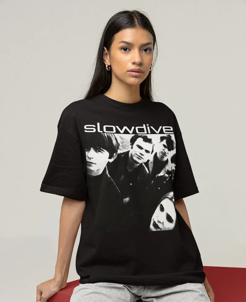 Slowdive T Shirt -garphic tees,vintage shirt,slowdive band shirt,slowdive t-shirt,vintage sweatshirt,slowdive hoodie