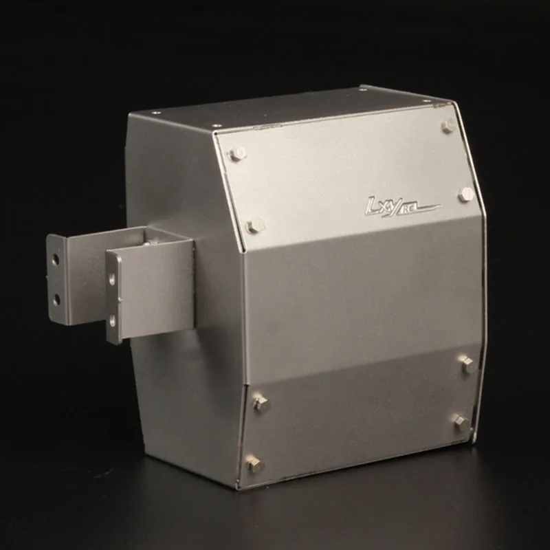 Maßstab 1:14 1 Stück Metall-Simulations-Auspuffbox für Tamiya RC Truck SCANIA 770S R620 VOLVO BENZ Arocs MAN TGX Autozubehör