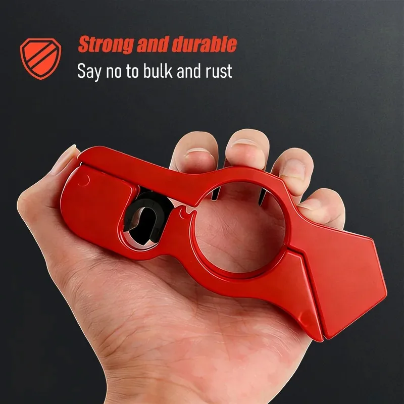 Motorcycle Bike Handlebar Anti Theft Lock, Solid Imitation Steel Pull Rod Brake Handle Lock for ATV, Dirt Bike and Street Bike