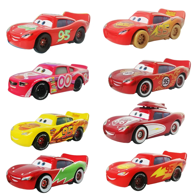 Disney Pixar Cars Anime Figures Doc Hudson Ramone Lightning McQueen Fillmore Racing Metal Model Racing Car 2 3 Toy Children Gift