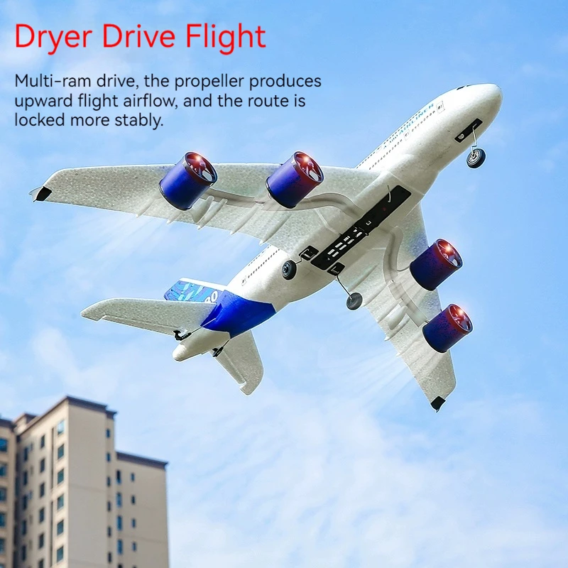 

Горячая Airbus A380 Boeing 747 Модель самолета с дистанционным управлением Радиоуправляемые самолеты Игрушка с фиксированным крылом Пенопластовый планер Трехканальный подарок для возраста 14+