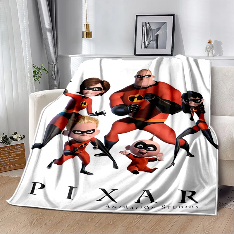 2025 New Cartoon Disney Incredibles Gift Soft Flannel Blanket,Throw Blanket Comfortable Blanket for Beds Sofa Home Bedroom Kid