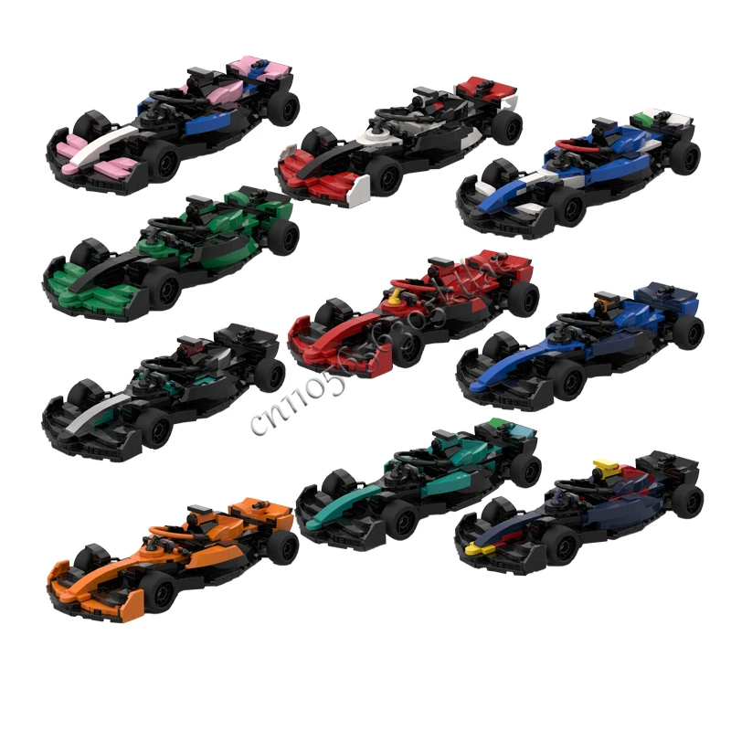 

"Moc Technology Racing Competition Specific Vehicles Collection Model Building Block Brick Toys For Children Adult Special Gift
