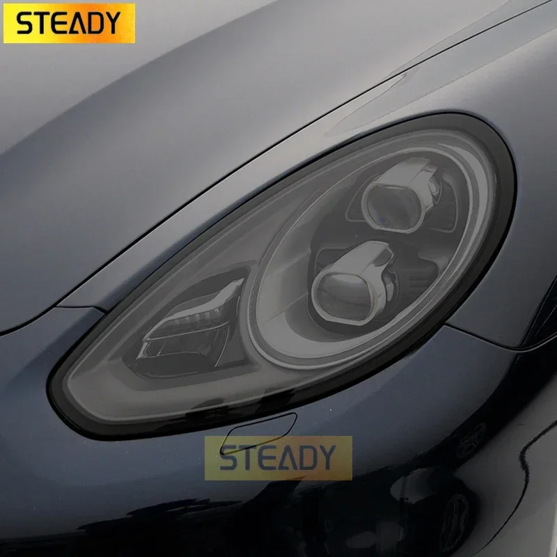 

Car Headlight Protective Film Vinyl Protection Transparent Black TPU Sticker For Porsche Panamera 970 971 2014-On Accessories