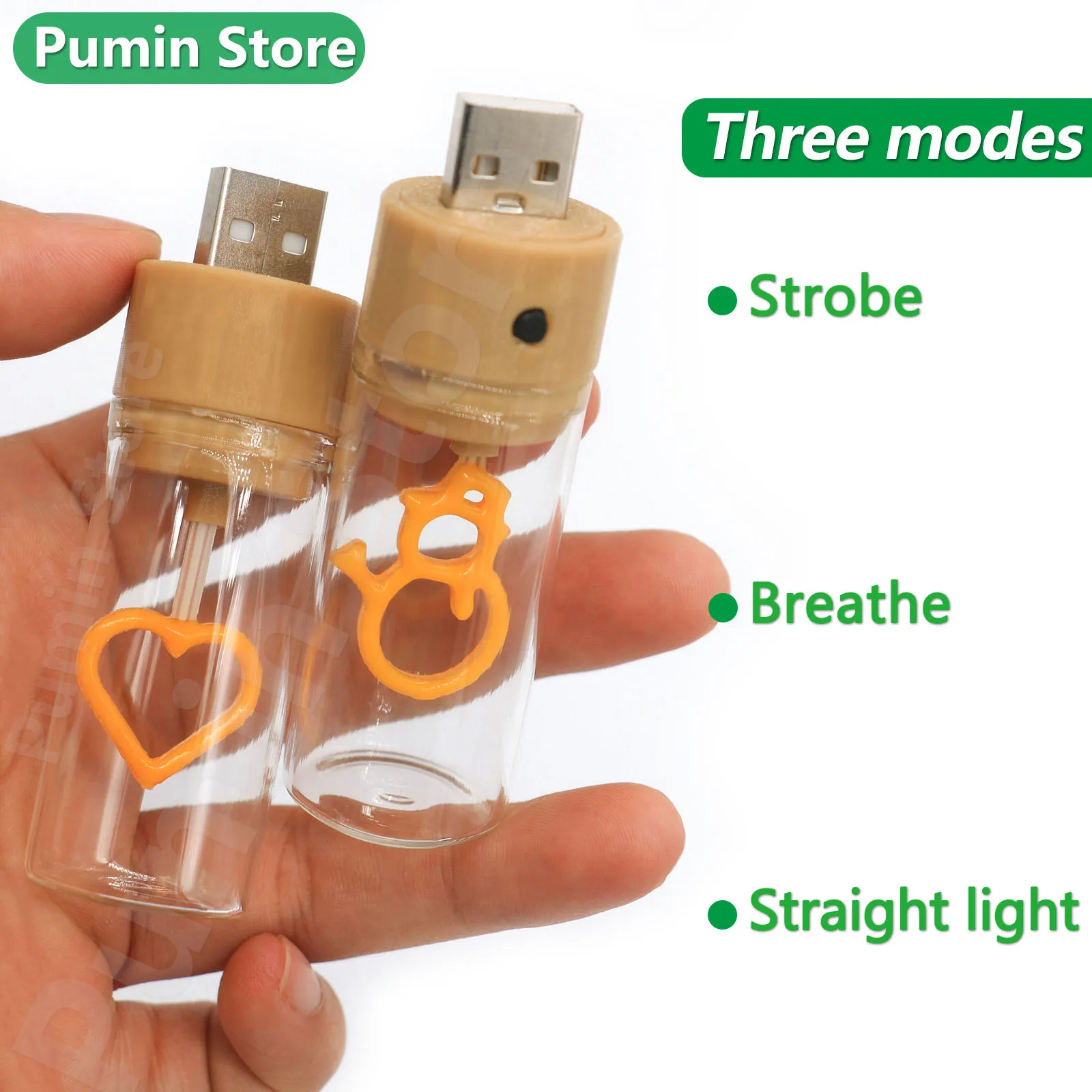 4 pcs LED 5v graphic filament lamp bead LED light festive decorations USB bulb switch switch three modes Home camping essential