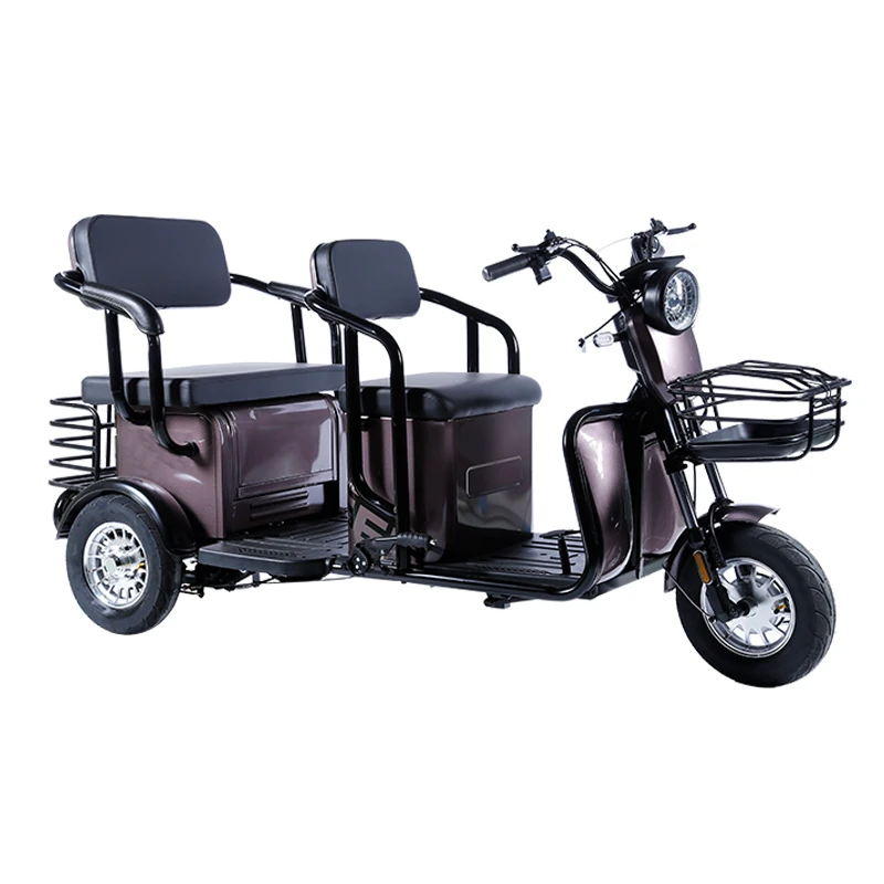 High Quality 600W 800W 1000W 3-wheeled Electric Vehicle Electric Cargo Tricycle 3-wheeled Electric Tricycle 3-Person Motorcycle