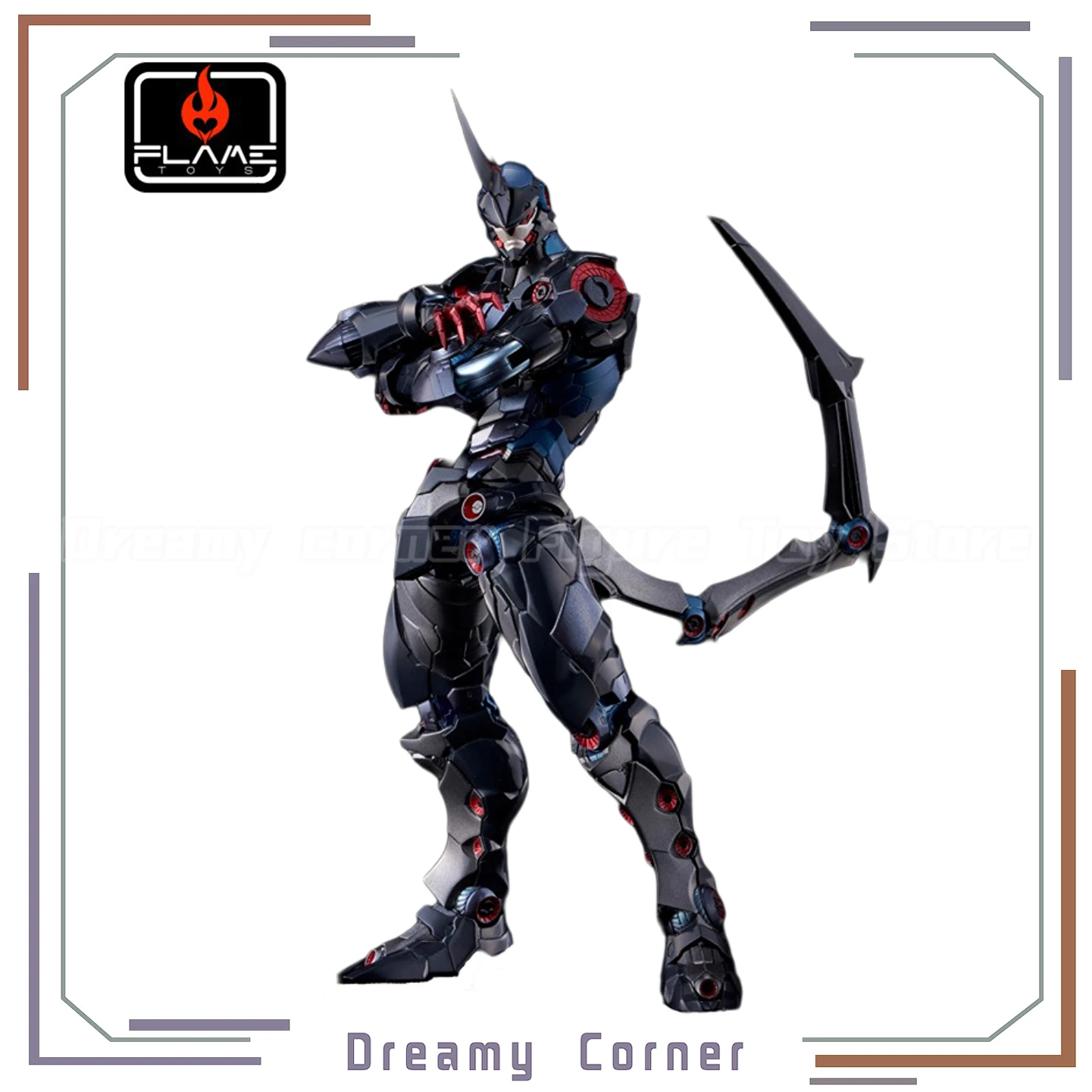 

【Pre-sale】FLAMETOYS KURO KARA KURI Tengen Toppa Gurren-Lagann Lazengann Anime Figure Mecha