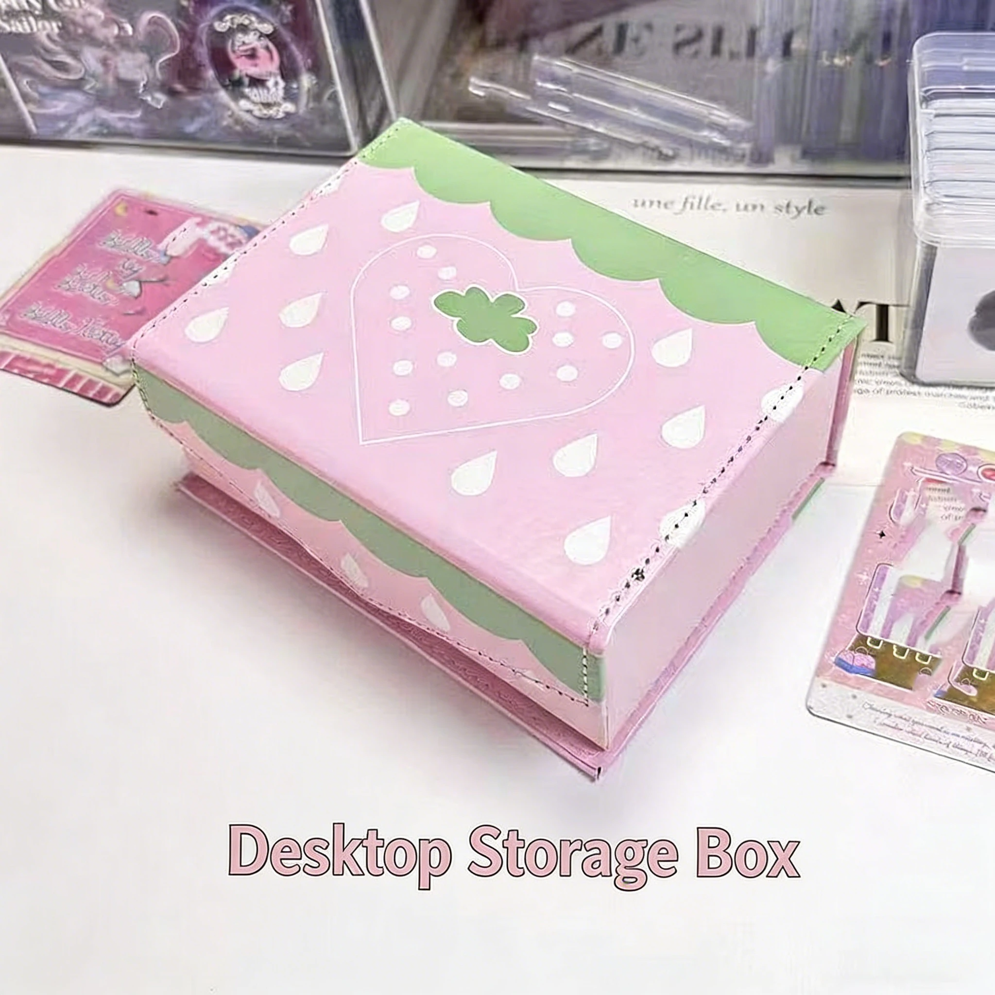 New Cute Strawberry Girl Heart - Korean Desk Setup recension och pris