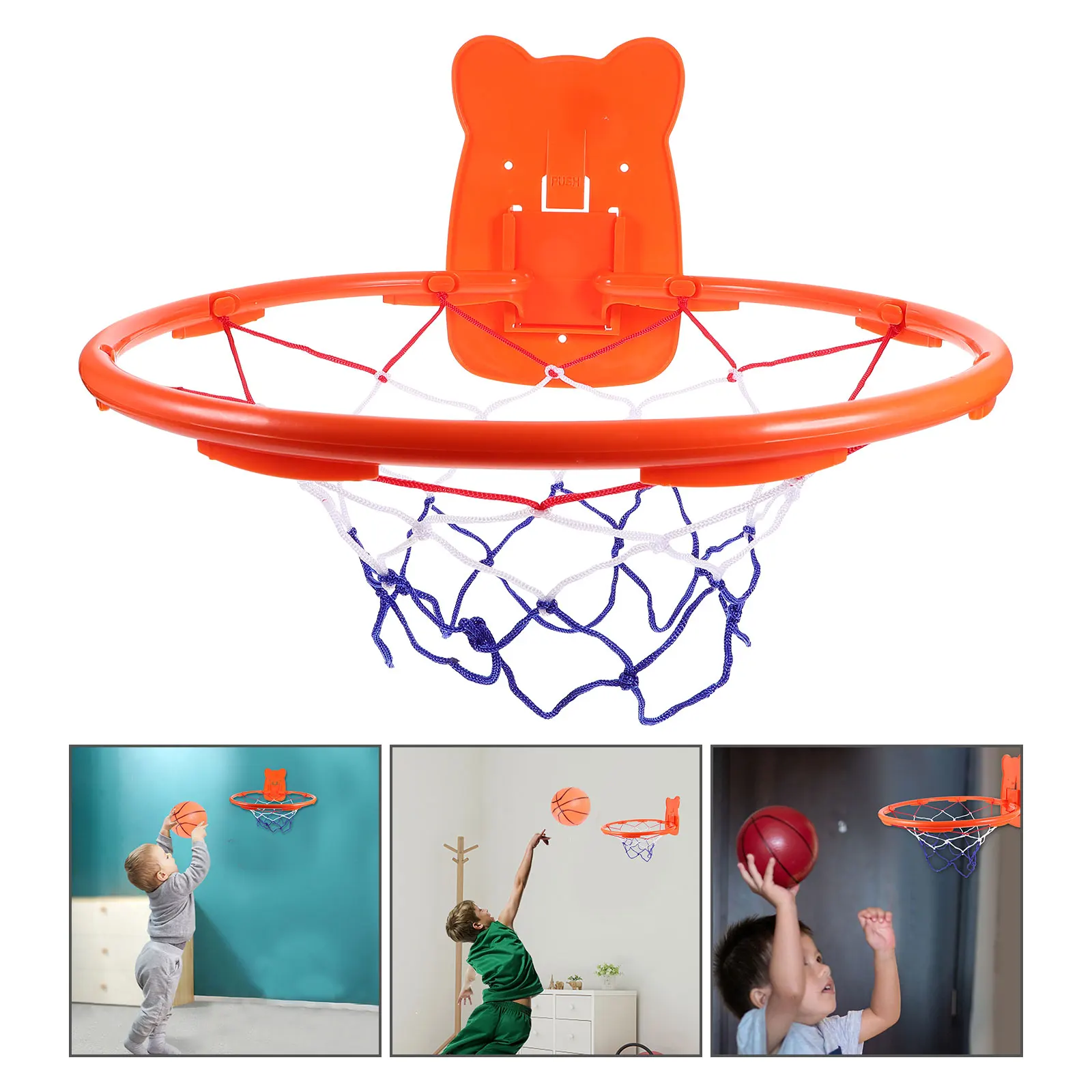 Hangend basketbalframe binnen buiten kinderen jongens wandgemonteerd hoepelspel kinderbasketbal rekkit kindertraining
