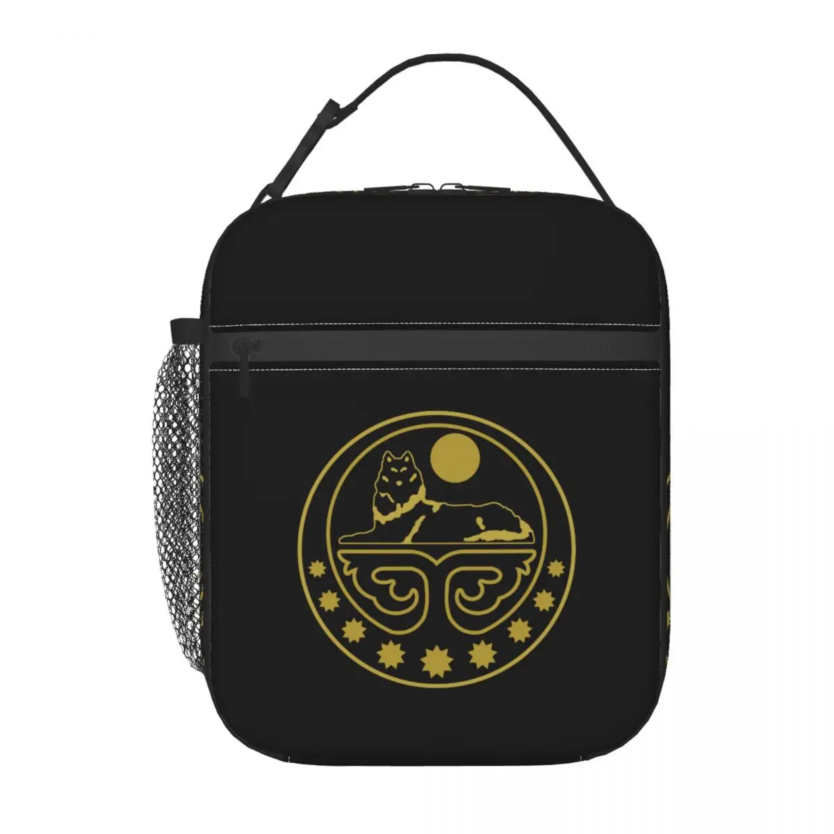 Chechen Coat Of Arms Portable Lunch Box Women Leakproof Chechnya Cooler Thermal Food Insulated Lunch Bag Office Work