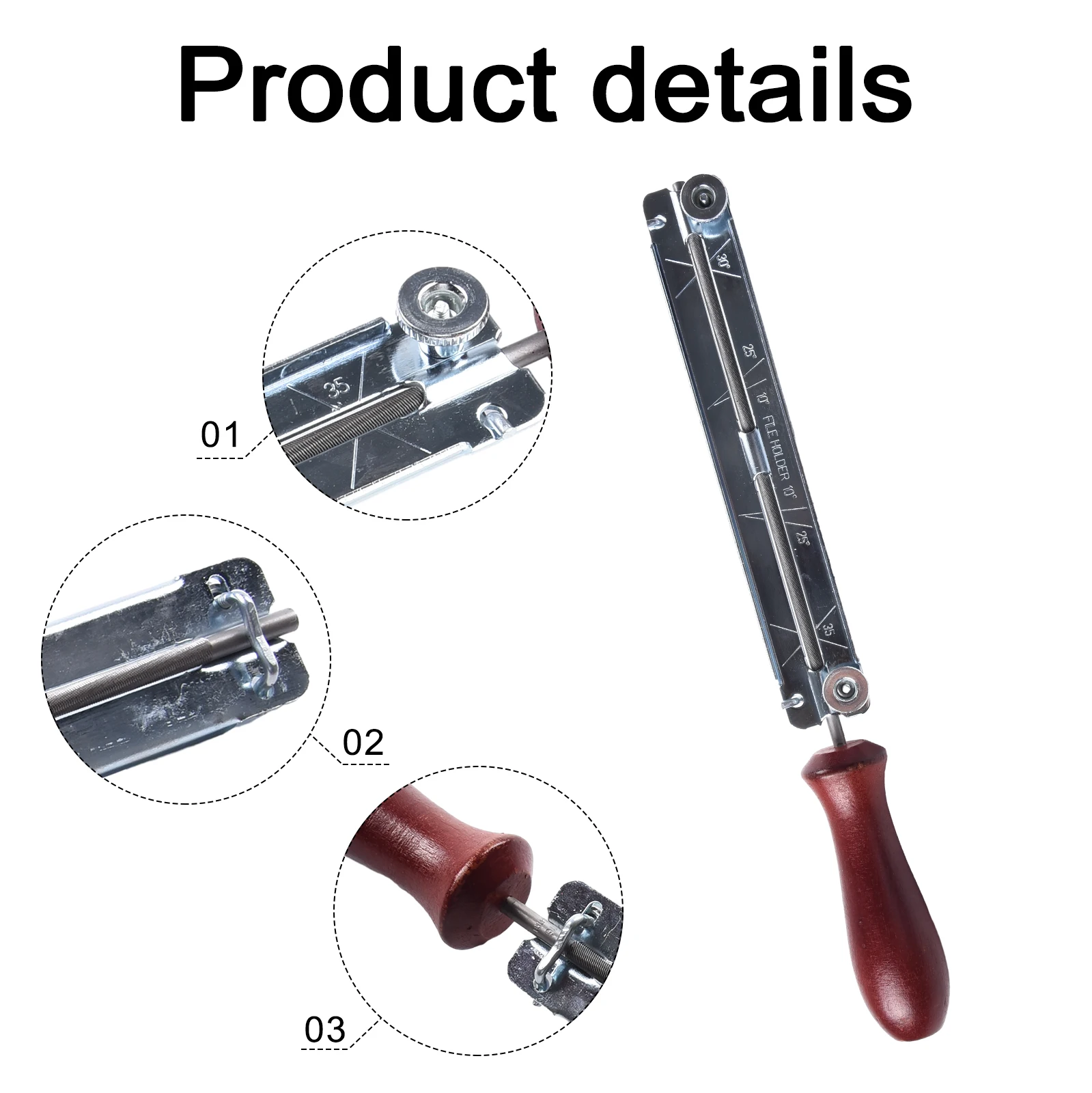 Practical Chainsaw File Filing Kit Chainsaw Filing Kit 4/4.8/5.5mm Abrasive Tool Hand Tools Rust-proof Sharpening