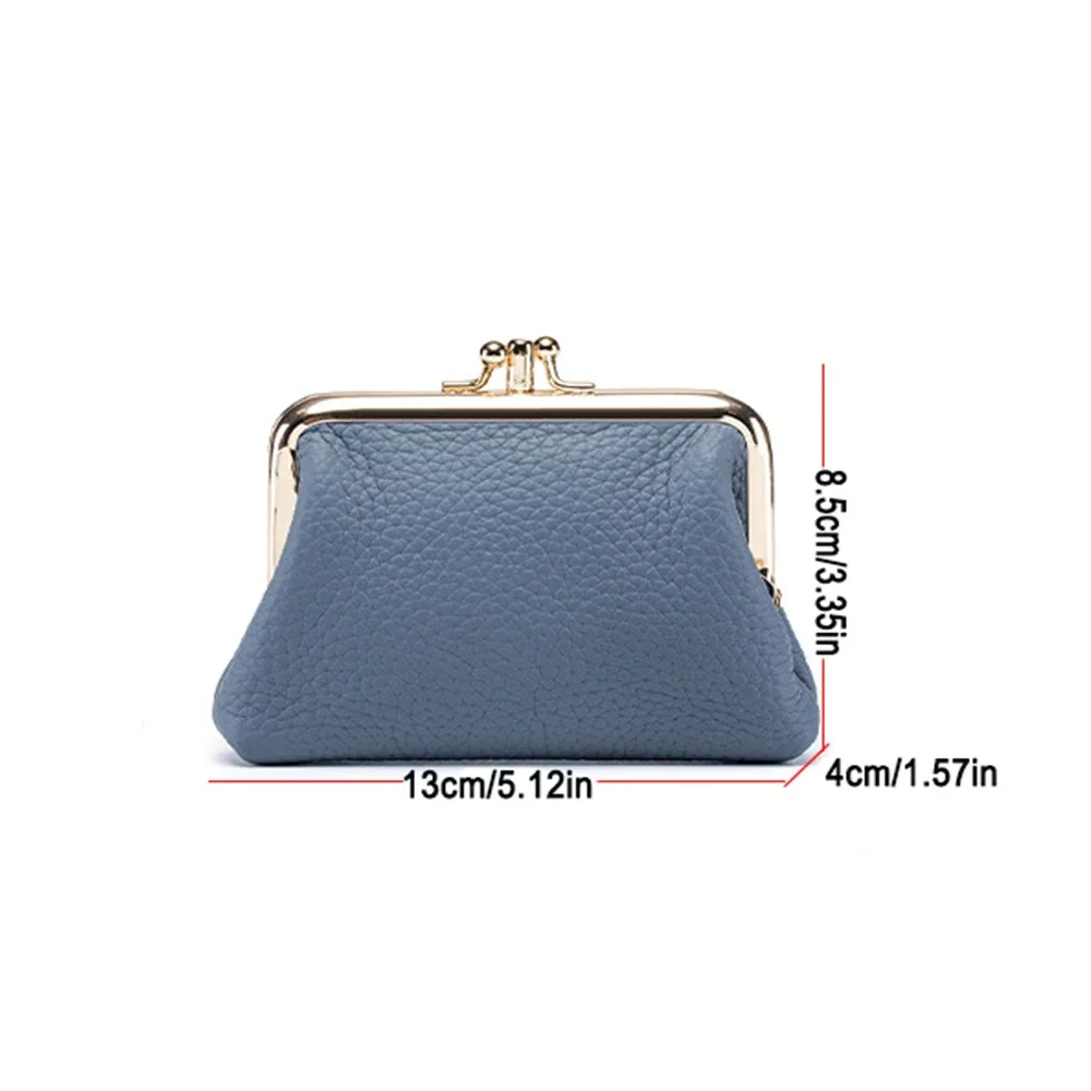 URBAN MASTER Classic Double Layer Coin Purse for Women Genuine Cow Leather Mini Storage Bag Fashion Casual Small Wallet 2090