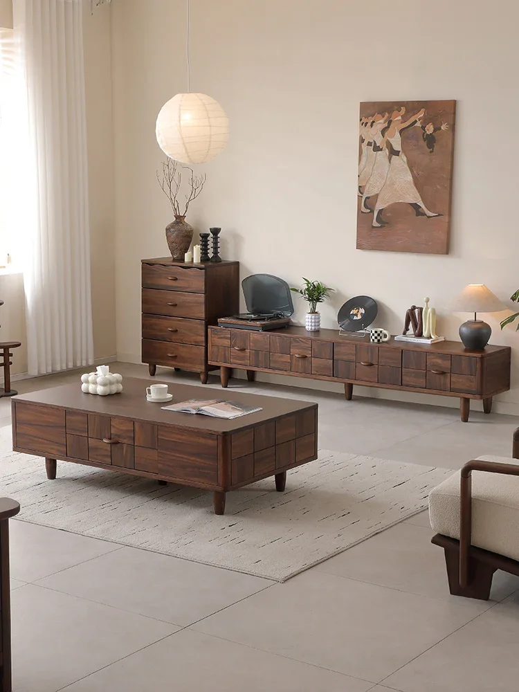 تلفزيون الجوز، غرفة معيشة من الخشب الصلب، فيلم وتلفزيون، جميع خزانات تخزين من الخشب الصلب، سجل الرياح