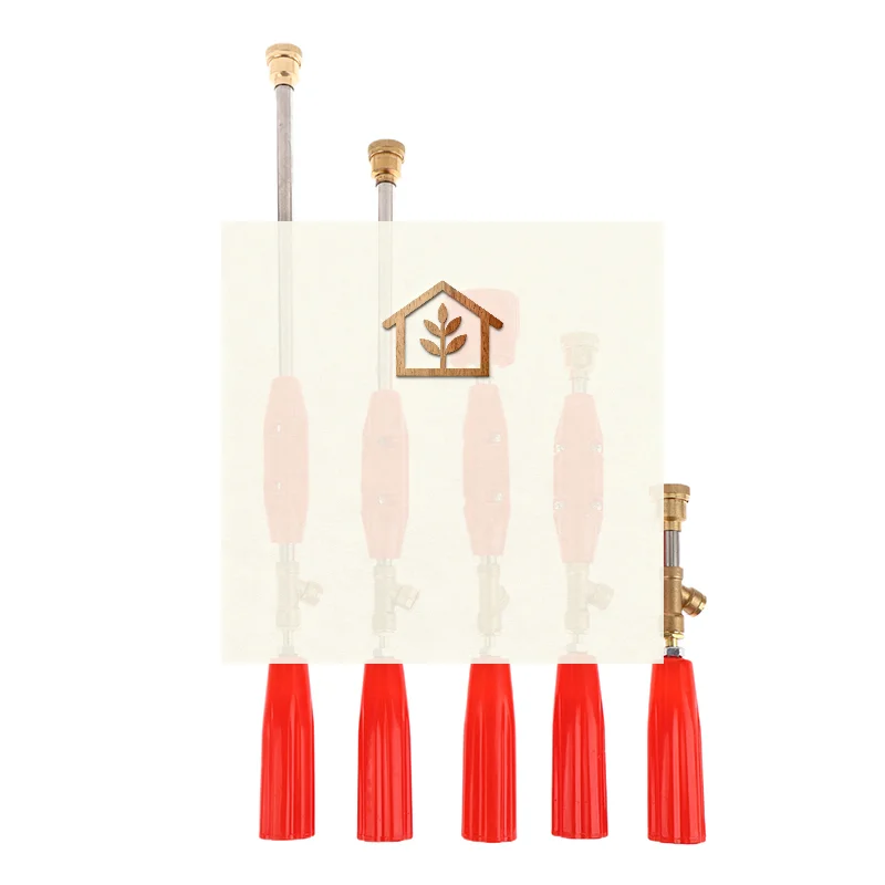 حديقة فوهة البخاخ ارتفاع ضغط رذاذ الماء الرشاشات قابل للتعديل قوة البخاخ فوهة رش قضيب أدوات الزراعة