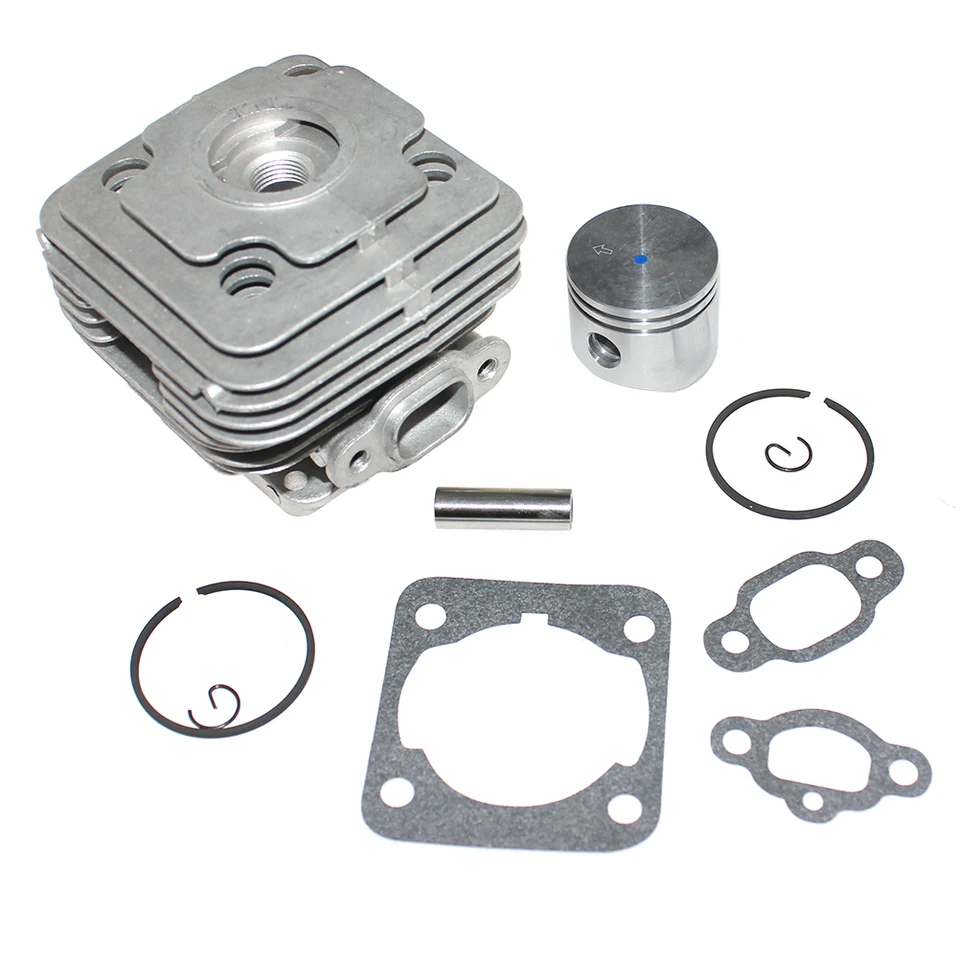 Kit De Pistón Y Cilindro Para Motosierra: Compatible Con Oleo Mac 740, EFCO 8400, STARK 40 (Diámetro 40mm)
