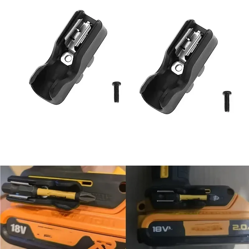 For Makita/Dewalt/Milwaukee Bit Holder Hook Dual Bit Holder for Power Tool Accessories Bit Holder