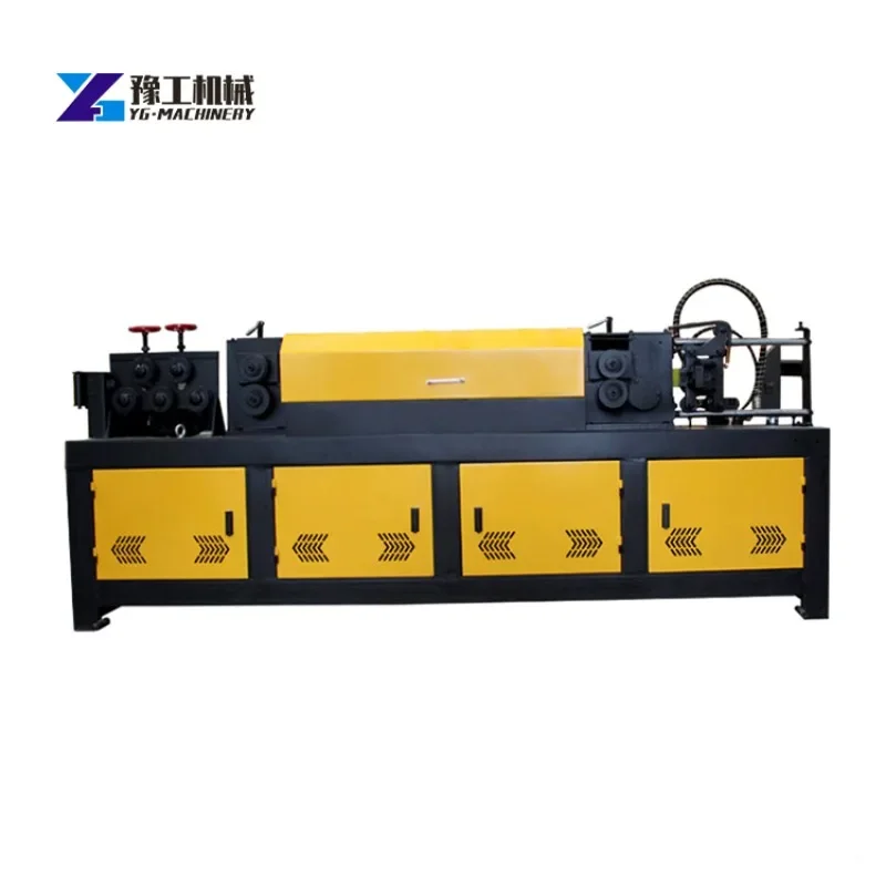 YG 380V Customized Steel Bar Rebar Wire Straightener Rebar Straightening and Cutting Machines for Sale