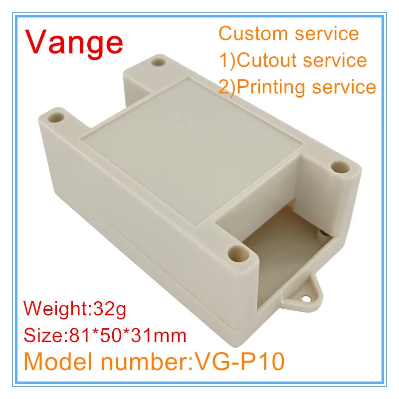Vange PLC PCB-Anschlussdose 81 * 50 * 31 mm Projektbox aus ABS-Kunststoff