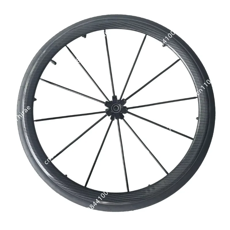 24 Inch Hex Wheel PVC Hand Rim Cover Water Transfer Print Push Fit Wheelchair Rear Wheel Replacement Accessories