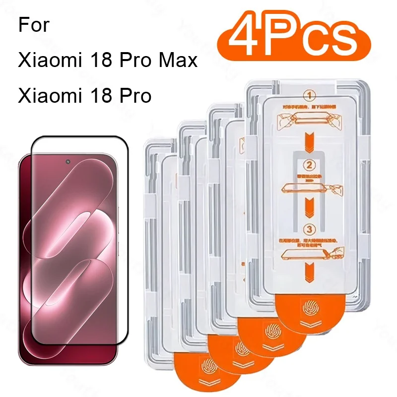 Para Xiaomi 18 Pro: película protetora de vidro com revestimento oleofóbico, que evita a acumulação de poeira, para Xiaomi 18 Pro Max. Película de vidro temperado, fácil de instalar.