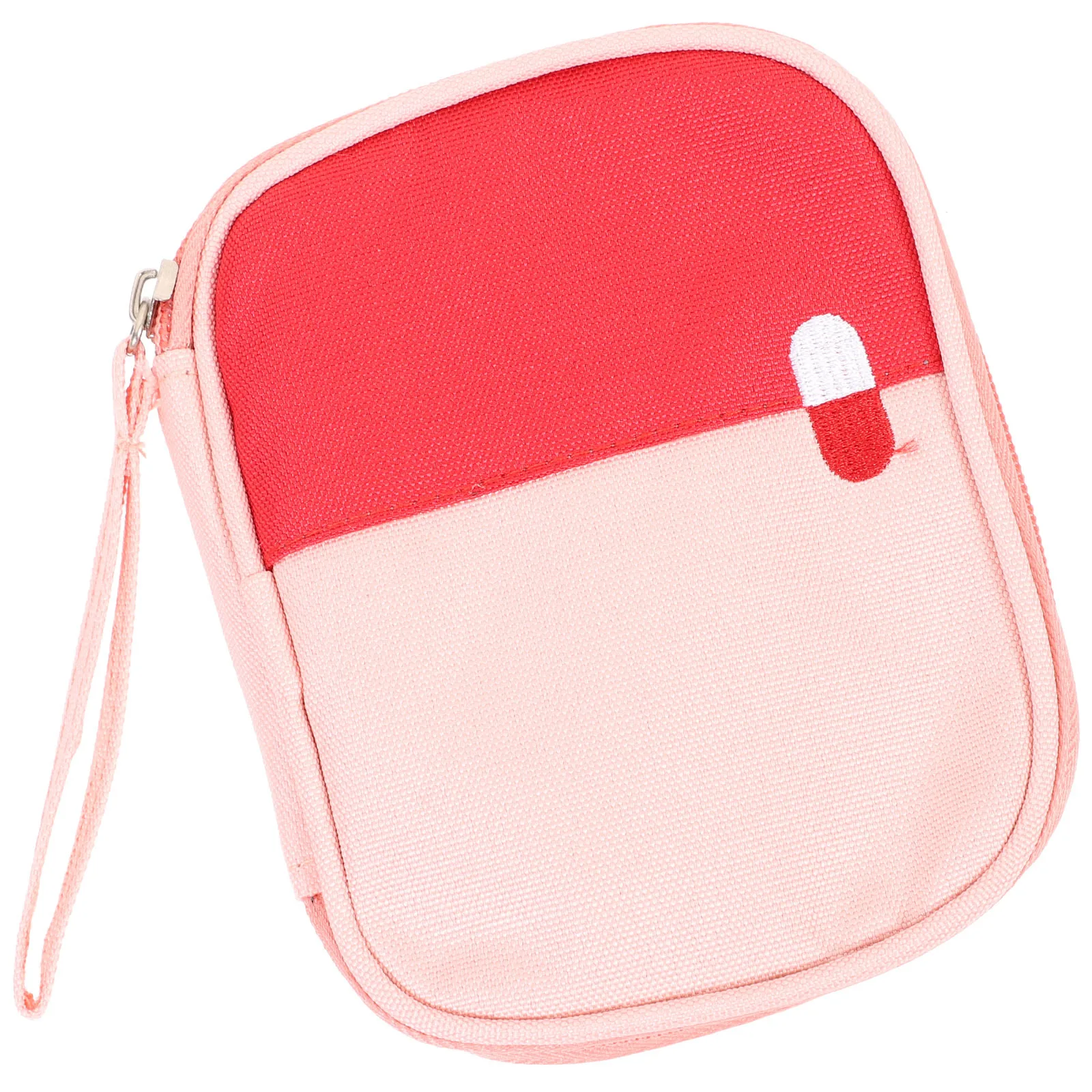 حقيبة طبية صغيرة محمولة من قماش أكسفورد للإسعافات الأولية للسفر والتنزه والتخييم في الهواء الطلق حقيبة تخزين الأدوية في حالات الطوارئ