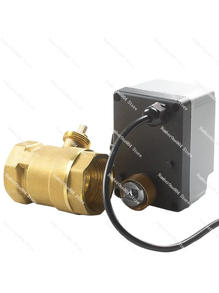 Electric bidirectional ball valve 220v24v12v normally closed brass thread water valve