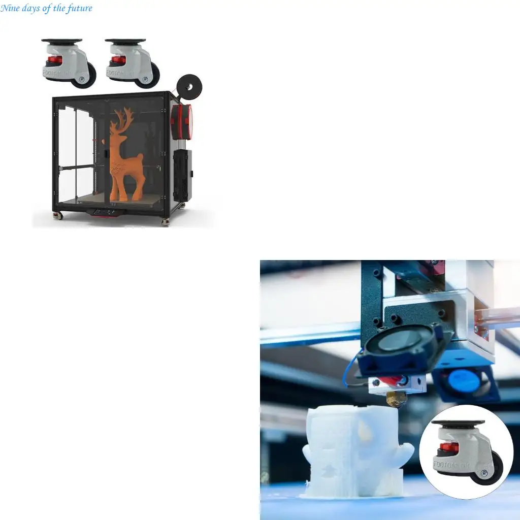 

Level Adjustment Wheel Heavy Machinery Caster Heavy Duty Industrial Caster E65A