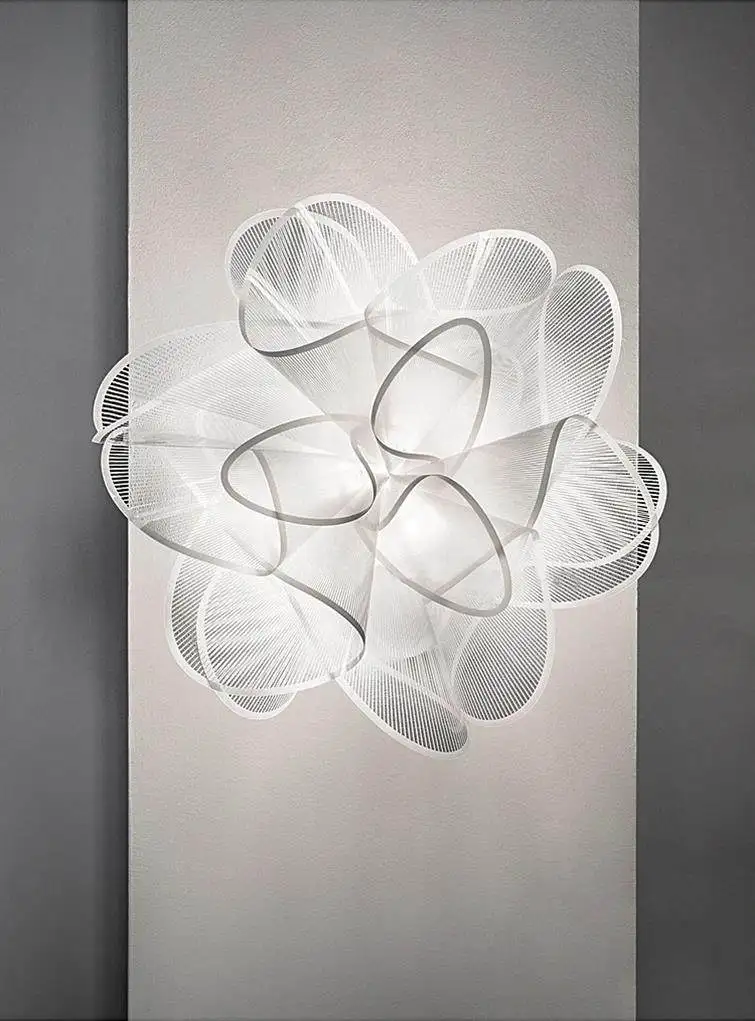 Modern Floral Ceiling Lamp Italian Design Living Room Bedroom Lighting Kids Room Decor