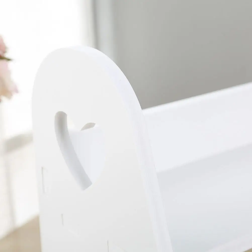Premium PVC Heart Shape Bathroom Organizer Rack Two Layer Hollow Out Design Keeps Items Dry Perfect for Shower Toilet Washbasin