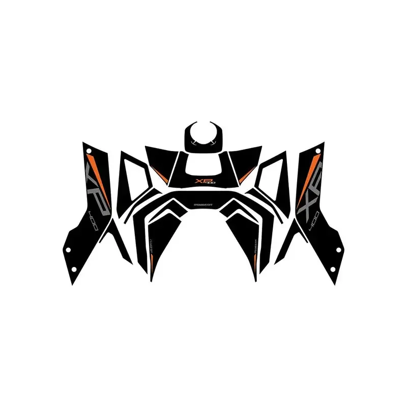 For Peugeot XP400 2024 Motorcycle Fairing Sticker Tank Pads Gas Knee Grip Traction Sticker