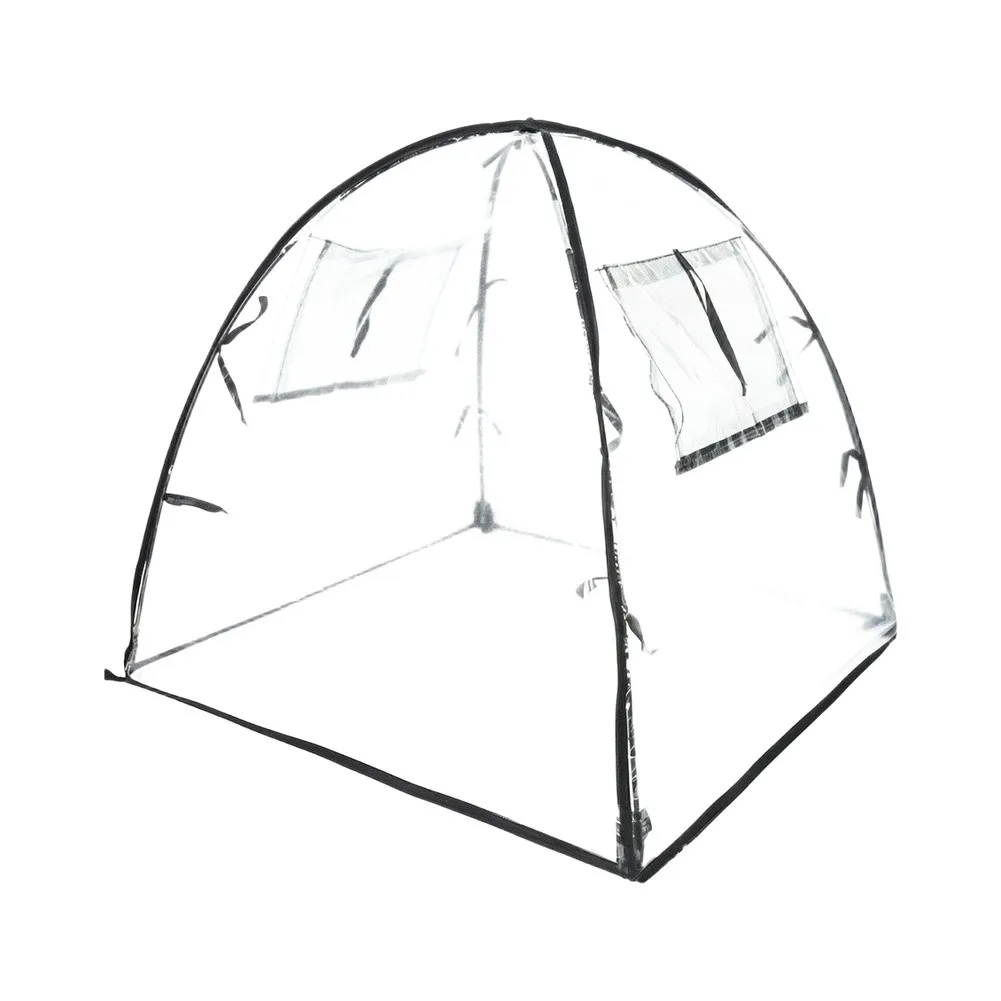 for pe Semi-Transparent Portable Greenhouse Tent for Tomato and Vegetable Protection Against Wind Rain Snow and Frost