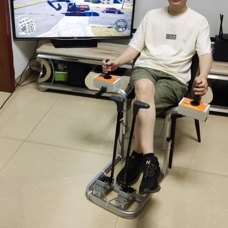 maniglia della macchina reale che afferra la gravità, l'apprendimento tattile, il simulatore di guida, il gancio del terreno di fossetta, la simulazione dell'edificio del computer