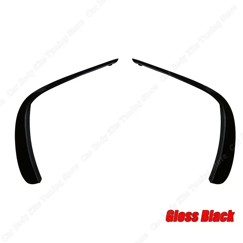 For Mercedes Benz E-Class W213 E200 E300 E53 2021-2023 Car Front Bumper Lip Spoiler Wind Knife Trim Body Kits Splitter Tuning