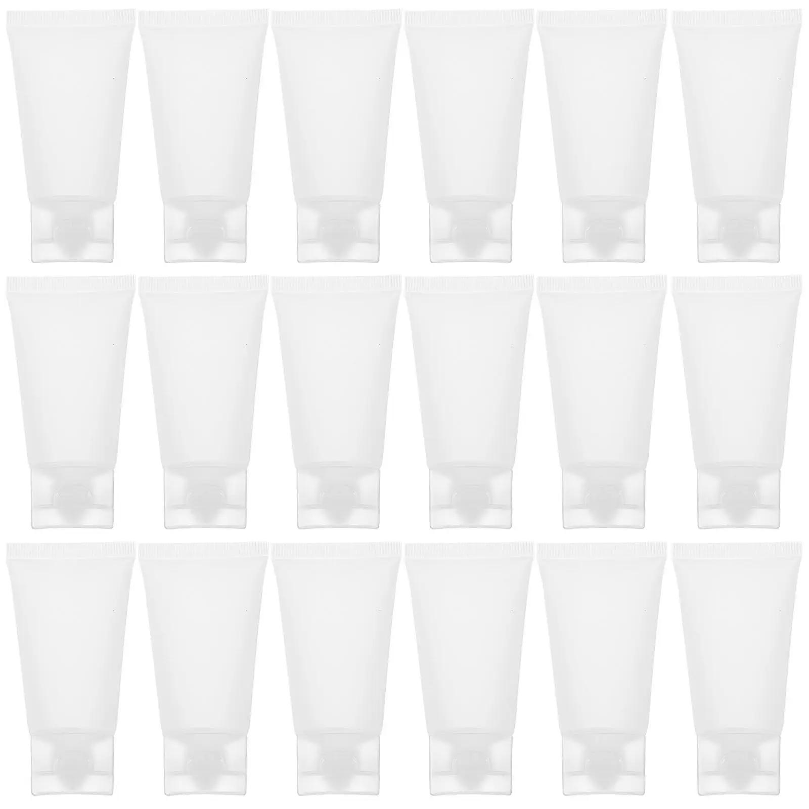 

20Pcs Refillable Travel Tubes Empty Cream Tubes Mini Foundation Bottles Lotion Squeeze Bottles Travel Containers